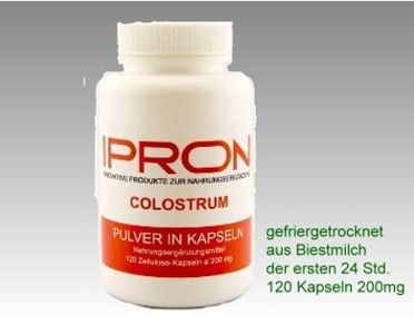 Colostrum Pulver in Kapseln